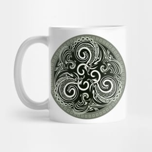 Round Celtic dish Mug